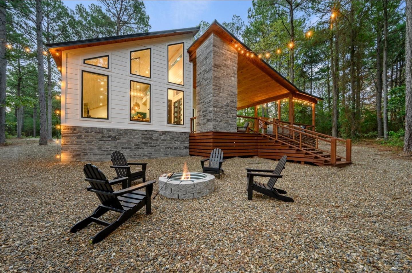 Two Knights Luxury Cabin Broken Bow Exterior photo